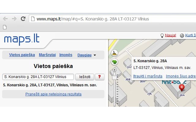 Maps.lt selection-based search Preview image 1