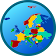 Mapa Europy Free icon