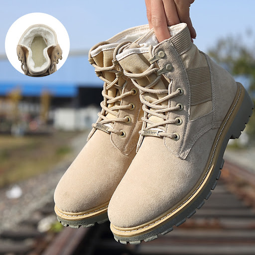 Title 4, Mens high-top British retro trend tool boots. ...