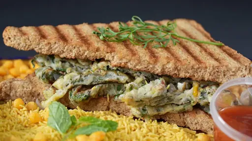 Masala Omelette Sandwich