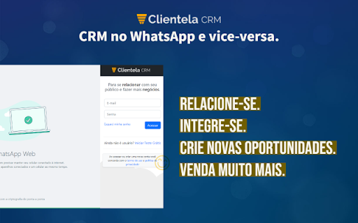 Clientela CRM - Extensão para Whatsapp Web