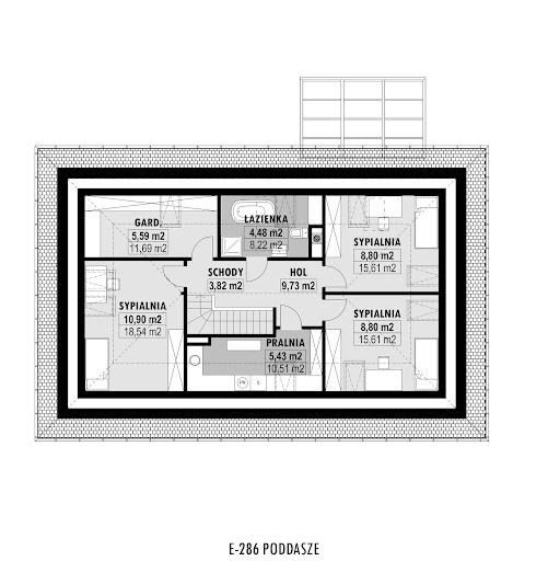 E-286 - Rzut poddasza