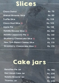 For God's Cake menu 2