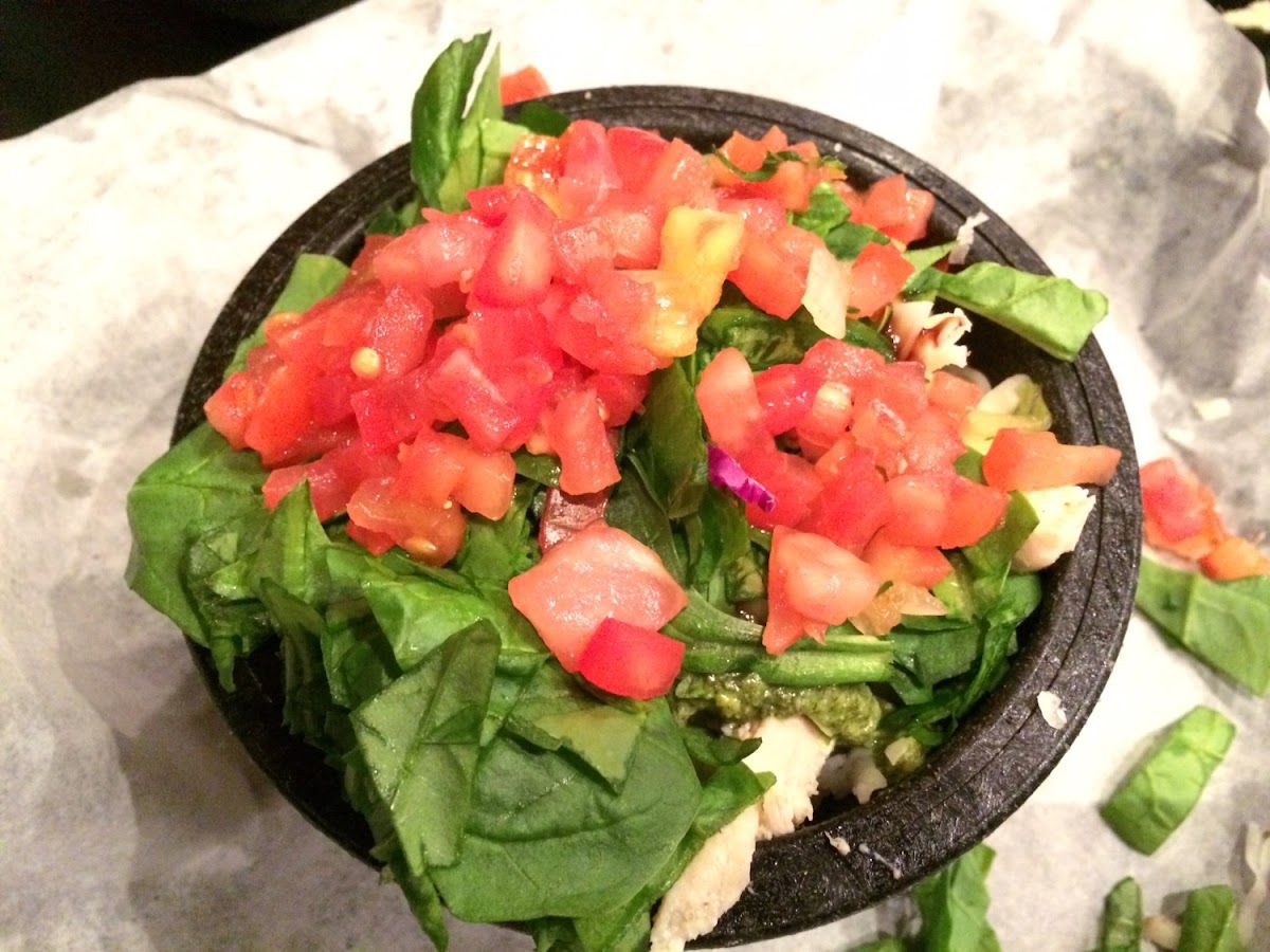 Taco in a bowl.  Yummy!!