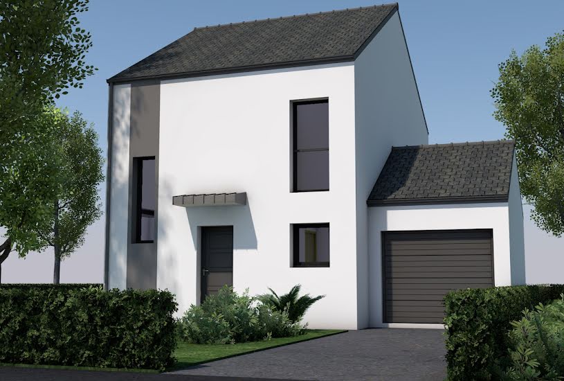  Vente Terrain + Maison - Terrain : 445m² - Maison : 82m² à Saint-Mars-du-Désert (44850) 