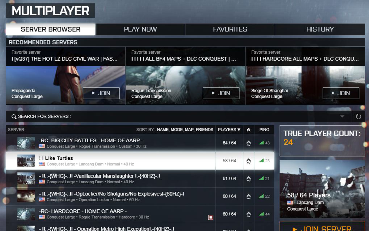 Battlefield 4 True Player Count Preview image 0