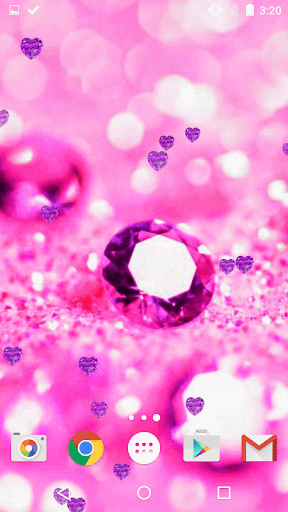 Diamond Heart Live Wallpaper