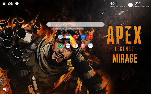 Mirage Apex Legends Wallpaper New Tab