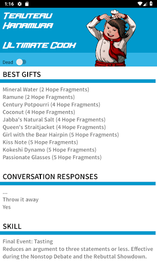 danganronpa 2 where to get gifts