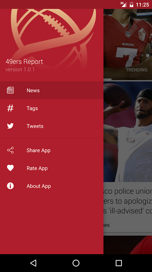 Glimpse News - 49ers Report Screen 3