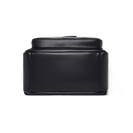Title 4, Fashion Soft Leather Backpack with Belt Decorat...