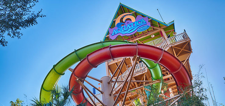 Ihus Breakaway Falls at Aquatica