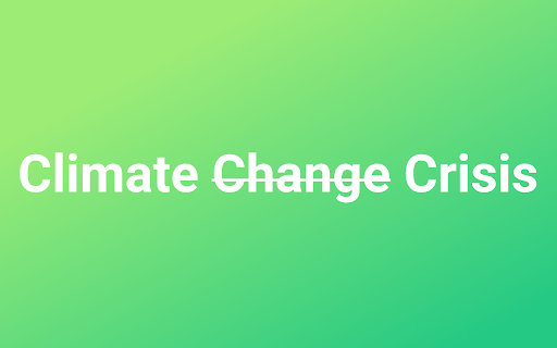 Climate Change To Climate Crisis