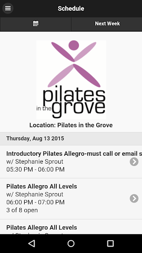 Pilates in the Grove