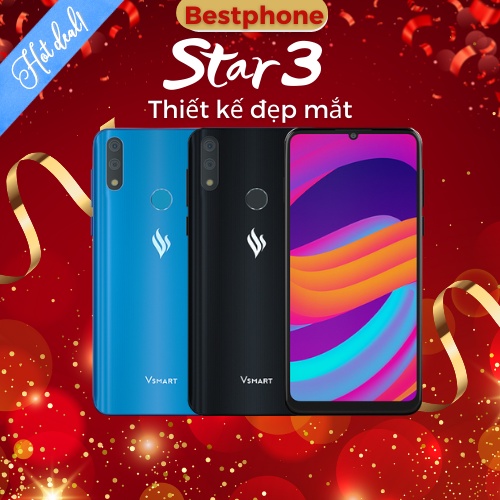 Điện Thoại Giá Rẻ Vsmart Star 3 2Sim Đt Cũ Giá Rẻ Màn Hình: Ips Lcd6.09"Hd+, Camera Sau 8Mp Chụp Ảnh Nét