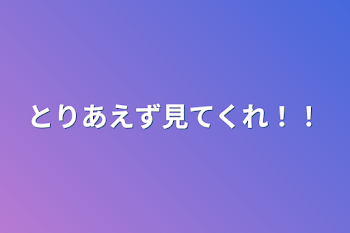 とりあえず見てくれ！！