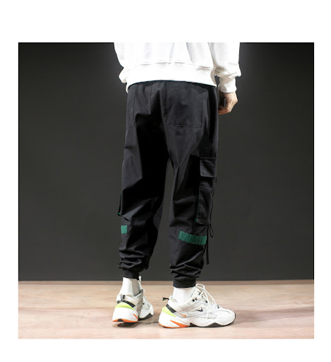 Title 6, Mens Casual Harem Pants Beamed Overalls