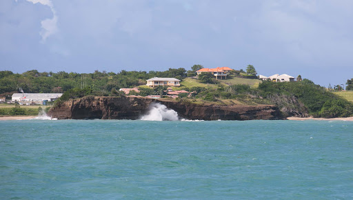 grenada's-west-coast.jpg - The rugged beauty along Grenada's southwestern coast. 