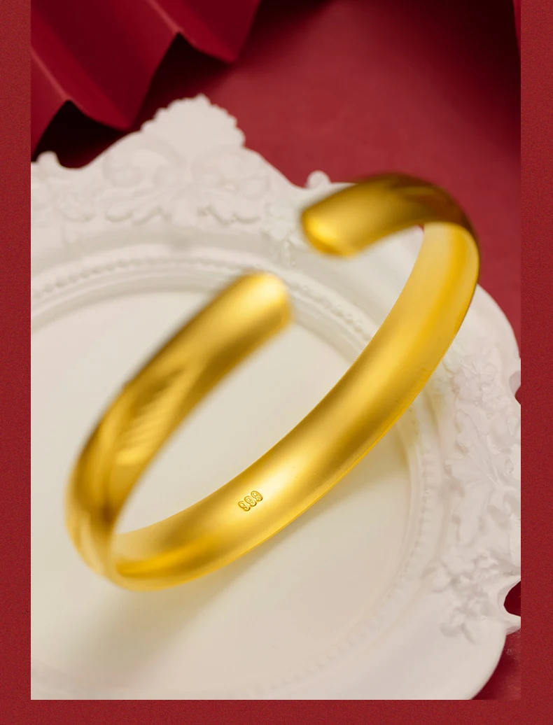 Title 2, Brazalete de pluma antigua chapado en oro Elega...