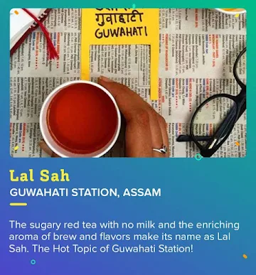 Lal Sah at Guwahati Station. Be it a hot tropic or hot topic Lal Sah is always there in Guwahati