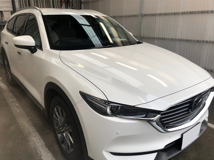 CX-8の洗車・BP‐MIX・屋内洗車・オーバーコーティング・コーティングに関するカスタム事例の投稿画像1枚目