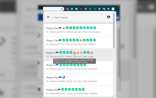 Platform.sh Monitor