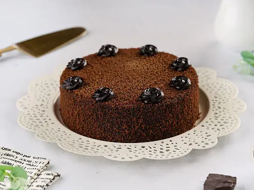 Layered Chocolate Truffle Eggless Cake