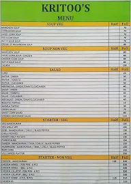 Kritoo's Kicchana Adda menu 7