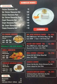 New Arabian Grills menu 6