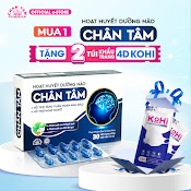 Viên Uống Hoạt Huyết Dưỡng Nào Chân Tâm Tăng Tuần Hoàn Máu Não, Giảm Rối Loạn Tiền Đình – Hộp 30 Viên