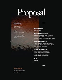 Stippled Proposal - Proposal item