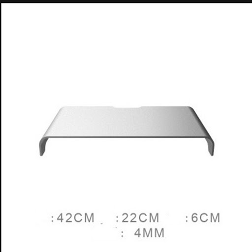 Title 3, Aluminum Alloy Computer Monitor Riser Desk Stor...