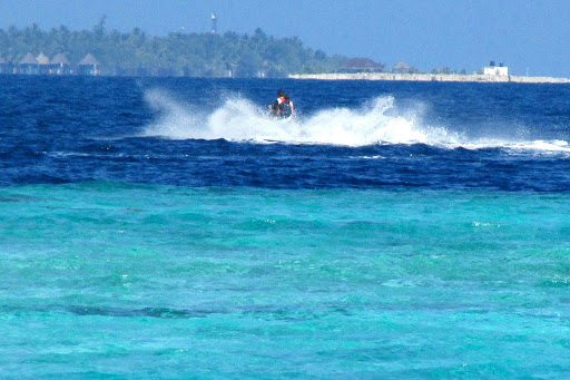 Jet Skiing in The Maldives 2014