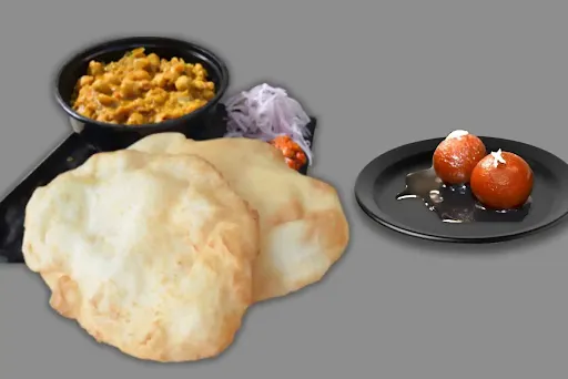 Chole Bhature - Sweet Combo (Serves 1)