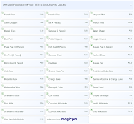 Palaharam Fresh Tiffin's Snacks And Juices menu 1