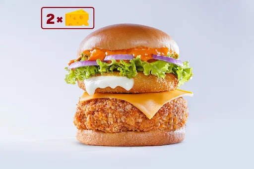 Cheese Blast Spicy Chicken Burger