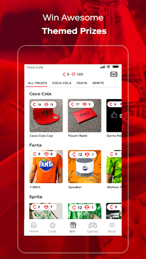 Screenshot Coca-Cola: Play & Win Prizes