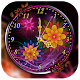 Download Neon Flower Clock Live Wallpaper For PC Windows and Mac 1.0