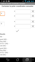 Cartesian to polar coordinates Screenshot