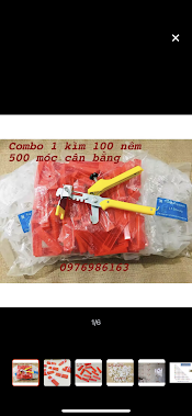 Combo 1 Kìm Bấm 100 Nêm 500 Ke Móc Cân Bằng Ốp Lát Gạch Tùy Chọn Kích Thước