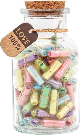 Buy Capsule Letters Message in a Bottle - Cute Things Gifts for  BoyfriendGirlfriend - Love Letter for Anniversary, Birthday,Valentines Day,  Mother's Day Gift Mixed Color 100pcs Online at Lowest Price in Japan.