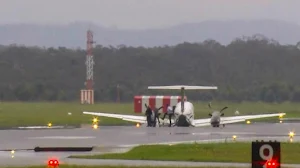 Avion sleteo na aerodrom u Australiji na trup, bez opreme za sletanje