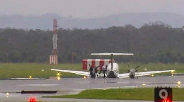 Avion sleteo na aerodrom u Australiji na trup, bez opreme za sletanje