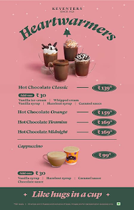 Swiss Natural Ice Cream menu 1