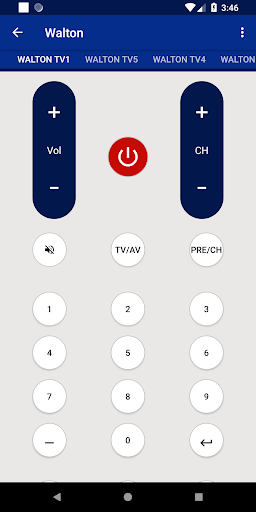 Screenshot Walton TV Remote