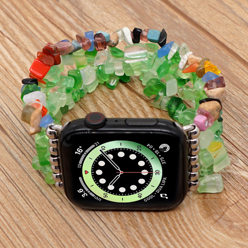 Title 3, Fashion Gravel Green Aventurine Hand Beaded Str...