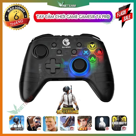 Gamesir T4 Pro / G4 / G4 Pro / T4W / T4 Mini / T3 / T3S / T6 Tay Cầm Chơi Game Ko Dây 5In1 Hỗ Trợ Switch/Pc/Android/Ios