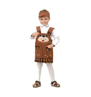 Карнавальный костюм Медвежонок Топтыжкин комбинезон цвет коричневый Батик за 899 руб.