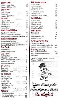 Chaat Chatore menu 1
