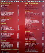 Jude Shawarma House menu 1